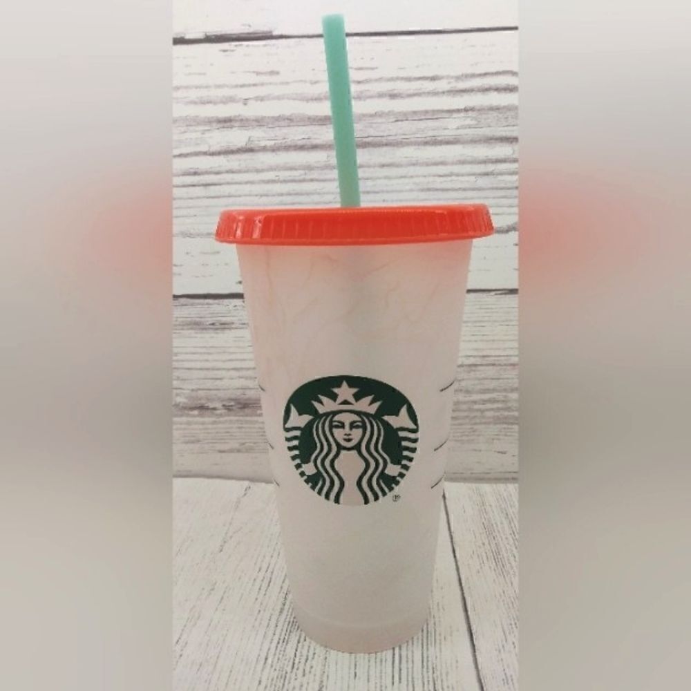Starbucks Cold Travel Tumbler Cup w/ Straw